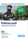 POLICA LOCAL DE EXTREMADURA TEMARIO PARTE ESPECFICA