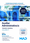 AUXILIAR ADMINISTRATIVO/A DE CORPORACIONES LOCALES TEMARIO GENERAL VOLUMEN 3