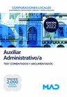 AUXILIAR ADMINISTRATIVO/A DE CORPORACIONES LOCALES TEST COMENTADOS Y ARGUMENTADOS