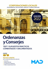 ORDENANZAS Y CONSERJES DE CORPORACIONES LOCALES TEST Y SUPUESTOS PRCTICOS COMENTADOS Y ARGUMENTADOS