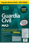 PAQUETE AHORRO PLUS + TEST PAPEL + TEST ONLINE GUARDIA CIVIL 2022 AHORRA 120 � +5% DTO. ONLINE (INCLUYE EN PAPEL: 4 TEMARIOS; TEST; 2 SIMULACROS; TEST