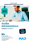 AUXILIAR ADMINISTRATIVO/A (ACCESO LIBRE) TEMARIO VOLUMEN 1