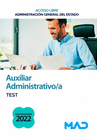 AUXILIAR ADMINISTRATIVO/A (ACCESO LIBRE) TEST