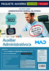 PAQUETE AHORRO + TEST PAPEL + TEST ONLINE AUXILIAR ADMINISTRATIVO/A (ACCESO LIBRE) AHORRA 81 � +5% DESCUENTO ONLINE (INCLUYE EN PAPEL: TEMARIOS 1, 2 Y
