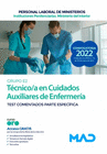 T�CNICO/A EN CUIDADOS AUXILIARES DE ENFERMER�A (GRUPO E2) TEST COMENTADOS PARTE ESPEC�FICA