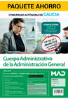 PAQUETE AHORRO CUERPO ADMINISTRATIVO AHORRA 51  +5% DESCUENTO ONLINE (INCLUYE EN PAPEL: TEMARIO VOLMENES 1 Y 2; TEST; Y ACCESO ONLINE GRATIS AL CURS