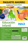 PAQUETE AHORRO CUERPO DE MAESTROS. EDUCACI�N INFANTIL AHORRA 31� + 5% DESCUENTO ONLINE (INCLUYE EN PAPEL: TEMARIO VOL�MENES 1 Y 2; Y ACCESO ONLINE GRA