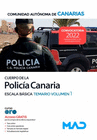 CUERPO DE LA POLICA CANARIA ESCALA BSICA TEMARIO VOLUMEN 1