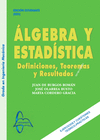 ALGEBRA Y ESTADISTICA: DEFINICIONES, TEOREMAS Y RESULTADOS