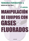 MANIPULACIN GASES FLUORADOS. TEMARIO FORMATIVO 1 4 EDICIN