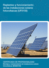 REPLANTEO Y FUNCIONAMIENTO DE LAS INSTALACIONES SOLARES FOTOVOLTAICAS