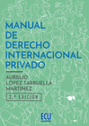 MANUAL DE DERECHO INTERNACIONAL PRIVADO. 3 ED.