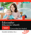 EDUCADOR (EDUCACIN INFANTIL). COMUNIDAD DE MADRID. TEMARIO GENERAL. VOL. I