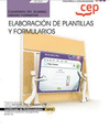 CUADERNO DEL ALUMNO. ELABORACI�N DE PLANTILLAS Y FORMULARIOS