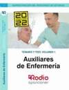 AUXILIAR DE ENFERMERIA ASTURIAS TEMARIO Y TEST VOLUMEN 1