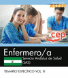 ENFERMERO/A SERVICIO ANDALUZ DE SALUD SAS TEMARIO ESPEC III