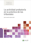 LA ACTIVIDAD PROBATORIA EN LA PRACTICA DE LOS TRIBUNALES