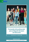 FORMACION DEL PROFESORADO PARA EL ESPACIO EUROPEO DE EDUCACION