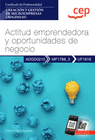 MANUAL ACTITUD EMPRENDEDORA Y OPORTUNIDADES DE NEGOCIO