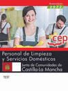 PERSONAL DE LIMPIEZA Y SERVICIOS DOMSTICOS. JUNTA DE COMUNIDADES DE CASTILLA-LA MANCHA. TEST. OPOSICIONES