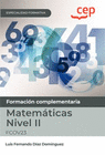 MANUAL. COMPETENCIA CLAVE. MATEMÁTICAS NIVEL II (FCOV23). ESPECIALIDADES FORMATIVAS. ESPECIALIDADES FORMATIVAS