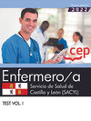 ENFERMERO/A. SERVICIO DE SALUD DE CASTILLA Y LEN (SACYL). TEST VOL. I. OPOSICIONES