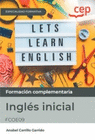 MANUAL INGLS INICIAL (FCOE09). ESPECIALIDADES FORMATIVAS