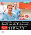 TCNICO MEDIO SANITARIO EN CUIDADOS AUXILIARES DE ENFERMERA. SERVICIO MADRILEO DE SALUD (SERMAS). TEST