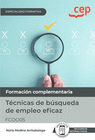 MANUAL TCNICAS DE BSQUEDA DE EMPLEO EFICAZ (FCOO05). ESPECIALIDADES FORMATIVAS. ESPECIALIDADES FORMATIVAS
