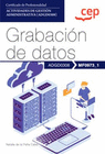 GRABACION DE DATOS CERTIFICADOS DE PROFESIONALIDAD ACTIVIDADES DE GEST