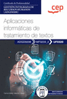 MANUAL APLICACIONES INFORMTICAS DE TRATAMIENTO DE TEXTOS