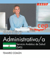 AUXILIAR ADMINISTRATIVO/A. SERVICIO ANDALUZ DE SALUD (SAS). TEMARIO COMN