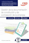 MANUAL GESTION DE LA DOCUMENTACION DE CONSTITUCION Y DE CONTRATACION