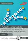 MANUAL. ESTABLECIMIENTO DE OBJETIVOS PROFESIONALES Y PLAN DE ACCIN (FCOO06). ESPECIALIDADES FORMATIVAS. ESPECIALIDADES FORMATIVAS