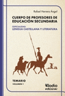 CUERPO DE PROFESORES DE EDUCACION SECUNDARIA ESPECIALIDAD LENGUA CASTE