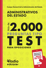 ADMINISTRATIVOS DEL ESTADO MAS DE 2000 PREGUNTAS TIPO TEST PARA OPOSIC