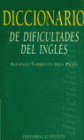 DICCIONARIO DIFICULTADES DEL INGLES