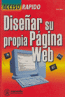 DISE�AR SU PROPIA PAGINA WEB.  ACCESO RAPIDO