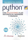 PYTHON CON APLICACIONES A LAS MATEM�TICAS, INGENIER�A Y FINANZAS