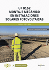 MONTAJE MECNICO EN INSTALACIONES SOLARES FOTOVOLTAICAS