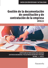 GESTIN DE LA DOCUMENTACIN DE CONSTITUCIN Y DE CONTRATACIN DE LA EMPRESA