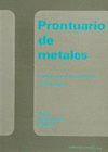 PRONTUARIO DE METALES