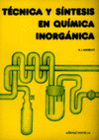 TECNICA Y SINTESIS EN QUIMICA INORGANICA