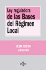 LEY REGULADORA DE LAS BASES DEL R�GIMEN LOCAL