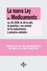 LA NUEVA LEY DEL MEDICAMENTO