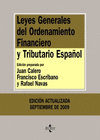 LEYES GENERALES DEL ORDENAMIENTO FINANCIERO Y TRIBUTARIO ESPAOL