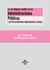 LEY DE R�GIMEN JUR�DICO DE LAS ADMINISTRACIONES P�BLICAS Y DEL PROCEDIMIENTO ADM
