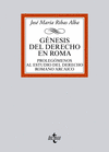 G�NESIS DEL DERECHO EN ROMA