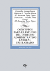 CONCEPTOS PARA EL ESTUDIO DEL DERECHO ADMINISTRATIVO LABORAL EN EL GRADO