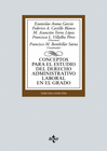 CONCEPTOS PARA EL ESTUDIO DEL DERECHO ADMINISTRATIVO LABORAL EN EL GRADO